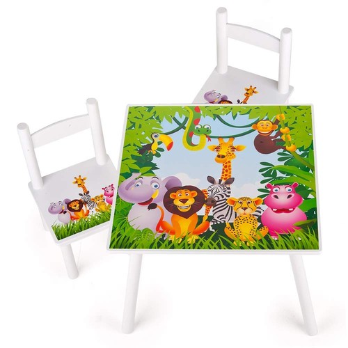 Bayagu kindertisch 60x60x42 - kindertisch, cm